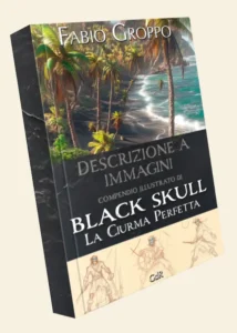 Copertina 3D della Descrizione a immagini compendio illustrato di Black Skull - La Ciurma Perfetta, gioco di ruolo ambientato nelle Maca Islands