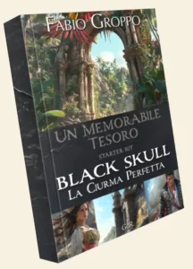 Copertina 3D dello Starter Kit "Un Memorabile Tesoro" di Black Skull - La Ciurma Perfetta, gioco di ruolo ambientato nelle Maca Islands