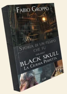 Copertina 3D del modulo avventura Storia di un tempo che Fu per Black Skull, che mostra una scimmia in una gabbia